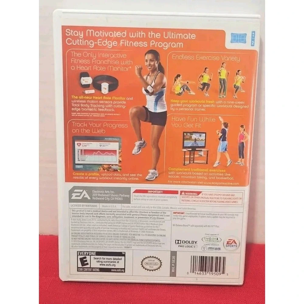 Ea Sports Active 2 For Nintendo Wii Gaming‎ System